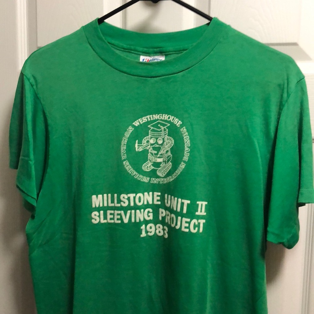 Vintage 83’ Westinghouse nuclear shirt pepper thin